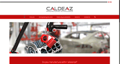 Desktop Screenshot of caldeaz.co.za